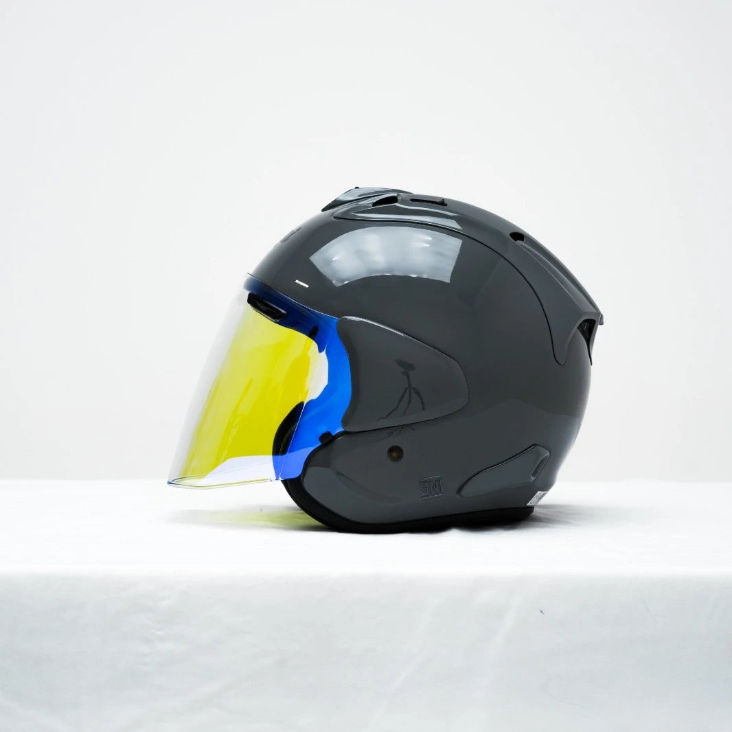 Clean Photochromic and Iridium Visor Helmet VAS-Z